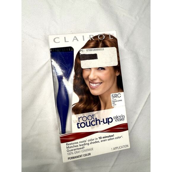 Clairol Nice N Easy Root Touch Up 5RC Medium Copper Red Permanent Hair color - Picture 1 of 3